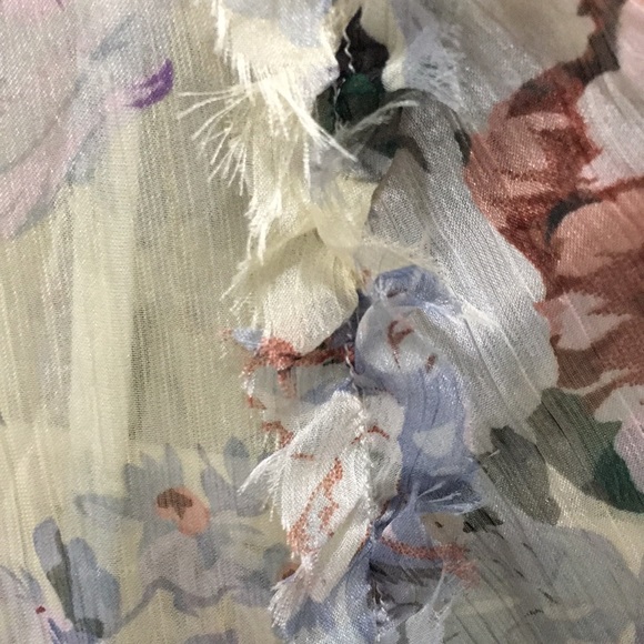 FLORAL CHIFFON DRESS - Picture 7 of 11